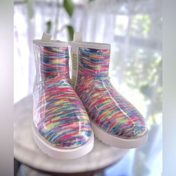 UGG Classic Waterproof Clear Mini Boots Winter Snow Rain size 7 - Picture 3 of 14
